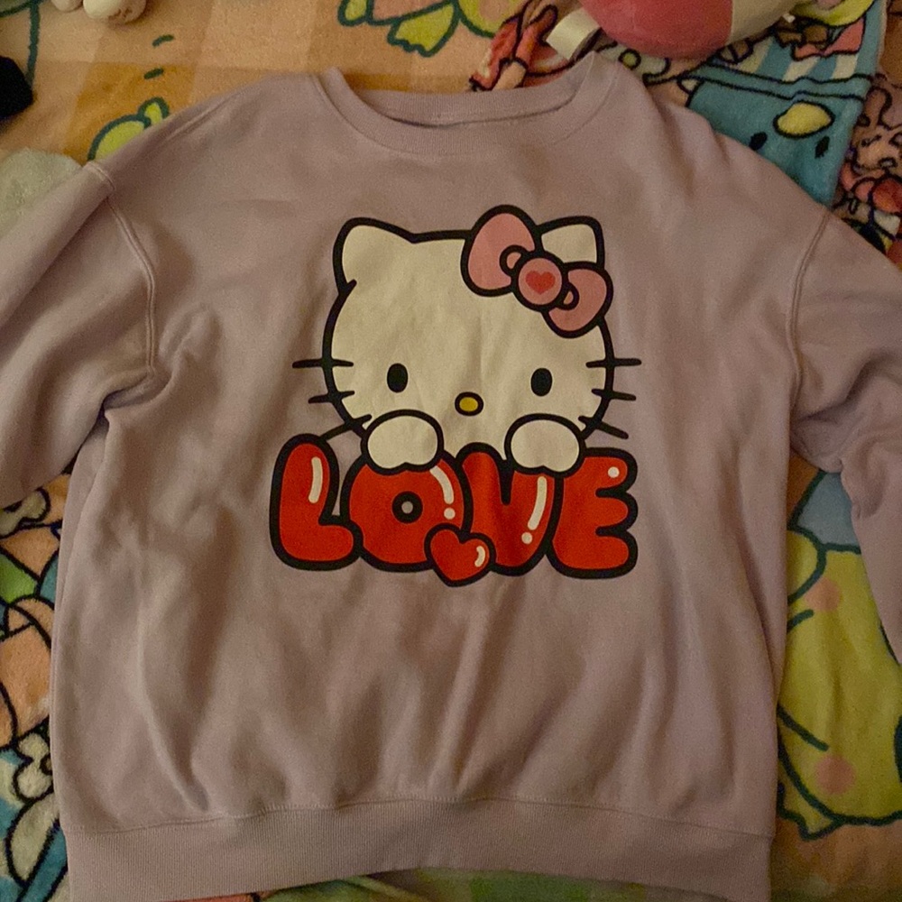 Hello kitty crew neck girls.